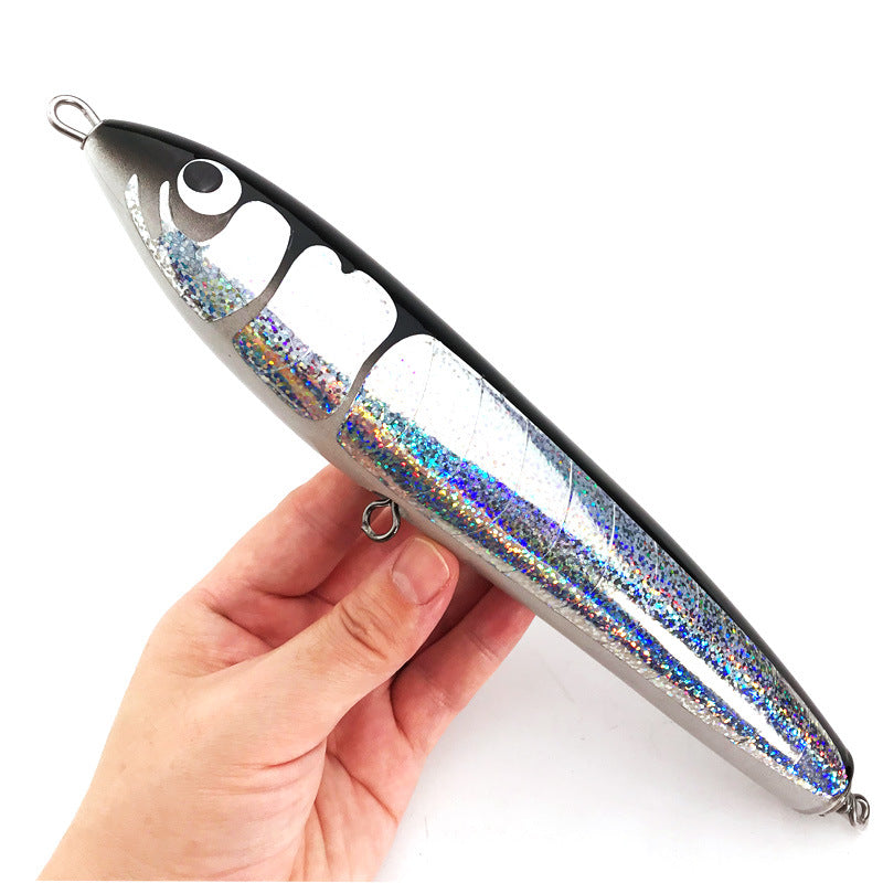 Handmade Wooden Fishing Lure 80g 90g Sea Boat Pencil Bait