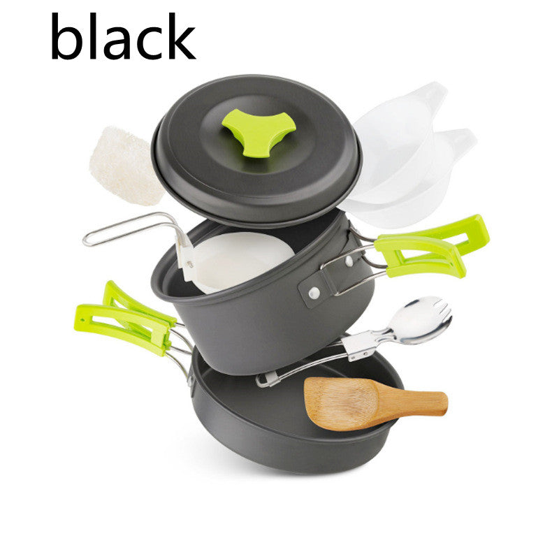 1-2 Person Camping Cookware Set Outdoor Cooking Kit