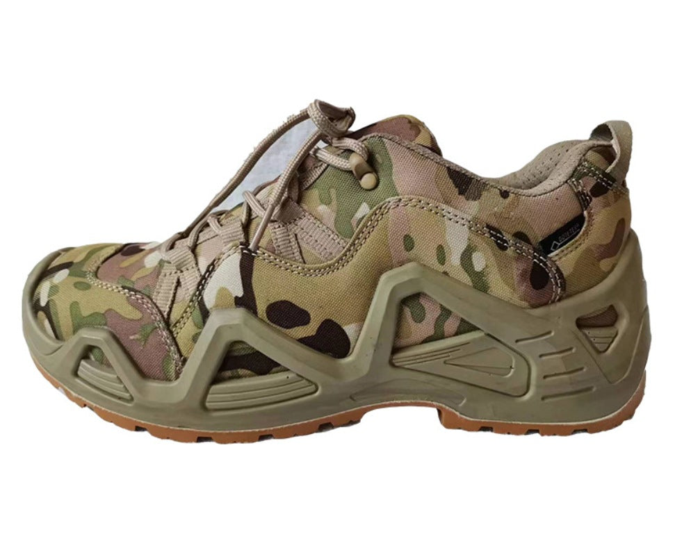 Mid Top Military Combat Hiking Boots Outdoor Training Shoes
