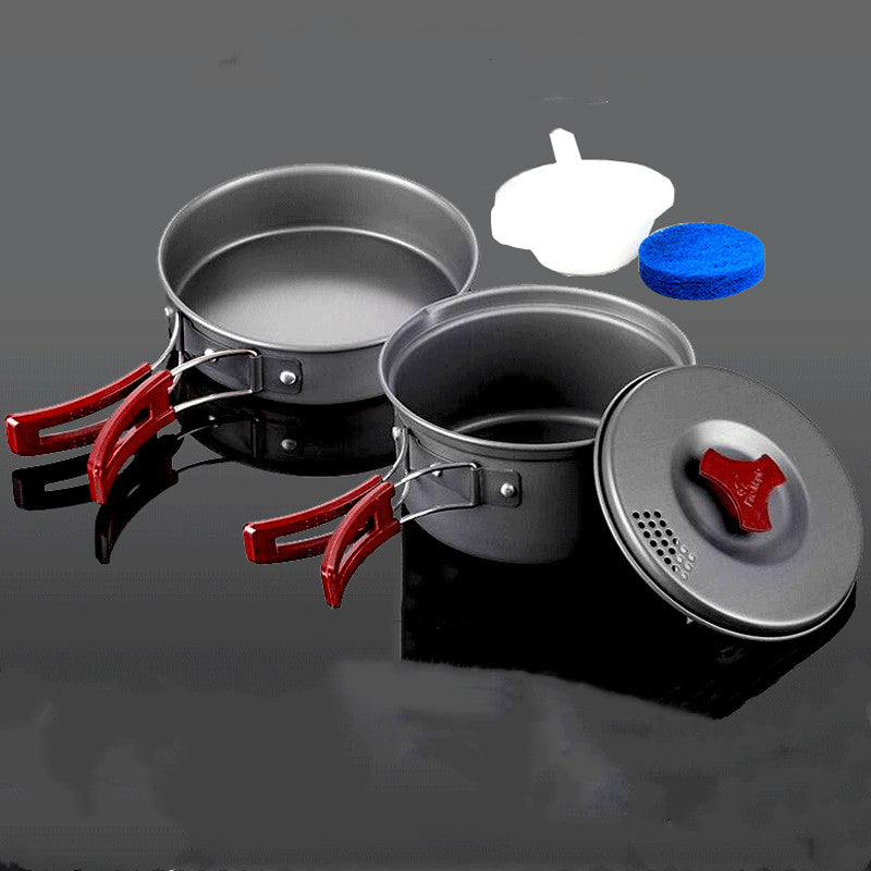 Camping Cookware Set Picnic Pot Set Outdoor Cooking Gear