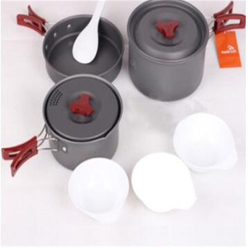 Camping Cookware Set Picnic Pot Set Outdoor Cooking Gear
