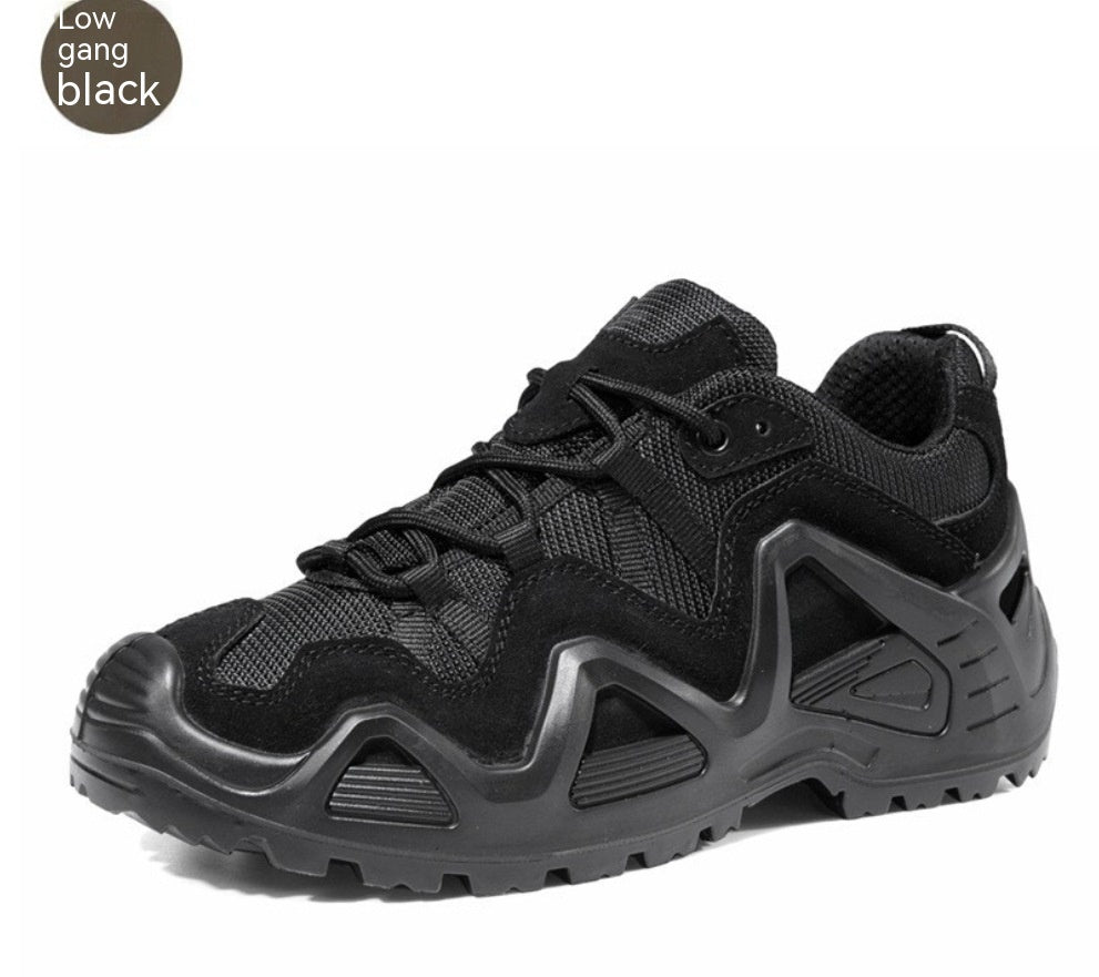 Mid Top Military Combat Hiking Boots Outdoor Training Shoes