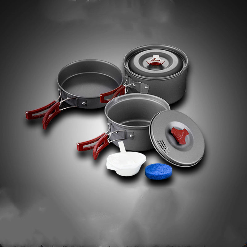 Camping Cookware Set Picnic Pot Set Outdoor Cooking Gear