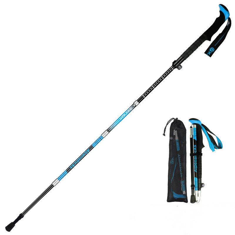 Adjustable Ultralight Carbon Fiber Trekking Poles Hiking Outdoor