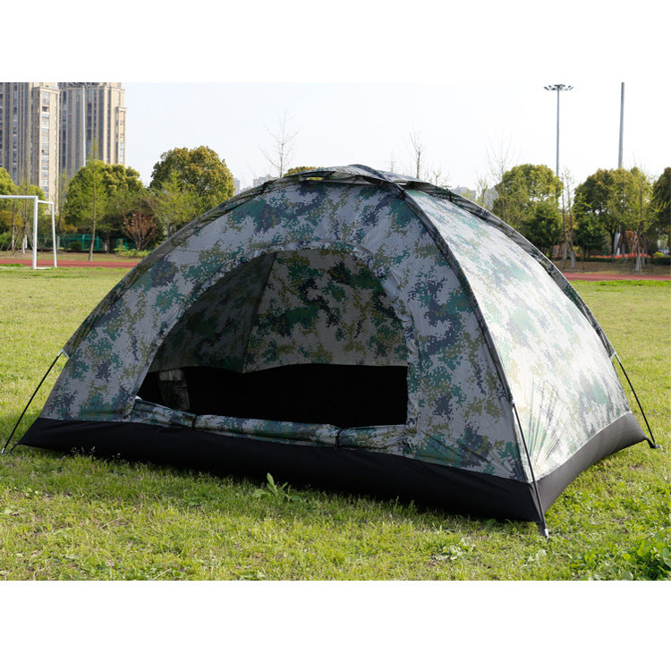 Camouflage Camping Tent 3-4 Person Outdoor Travel Mountaineering Tent