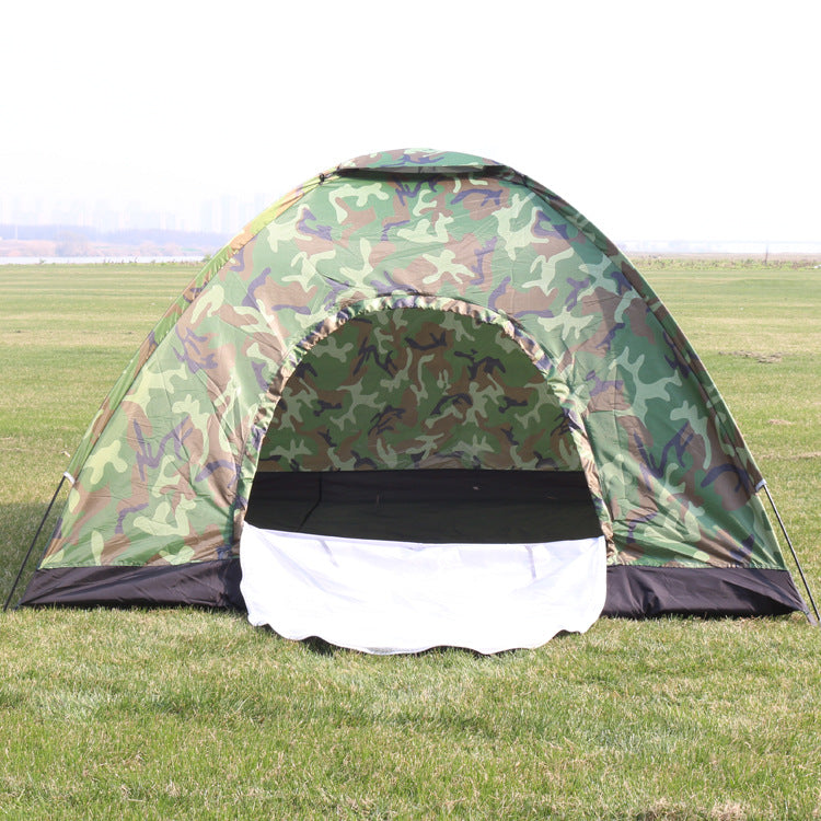 Camouflage Camping Tent 3-4 Person Outdoor Travel Mountaineering Tent