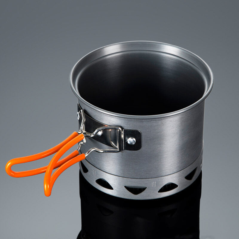 Outdoor Heat Collecting Single Pot Camping Cookware
