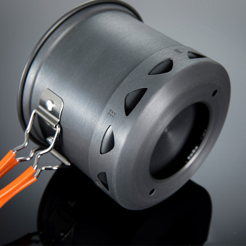 Outdoor Heat Collecting Single Pot Camping Cookware