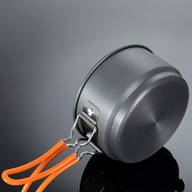 Outdoor Heat Collecting Single Pot Camping Cookware