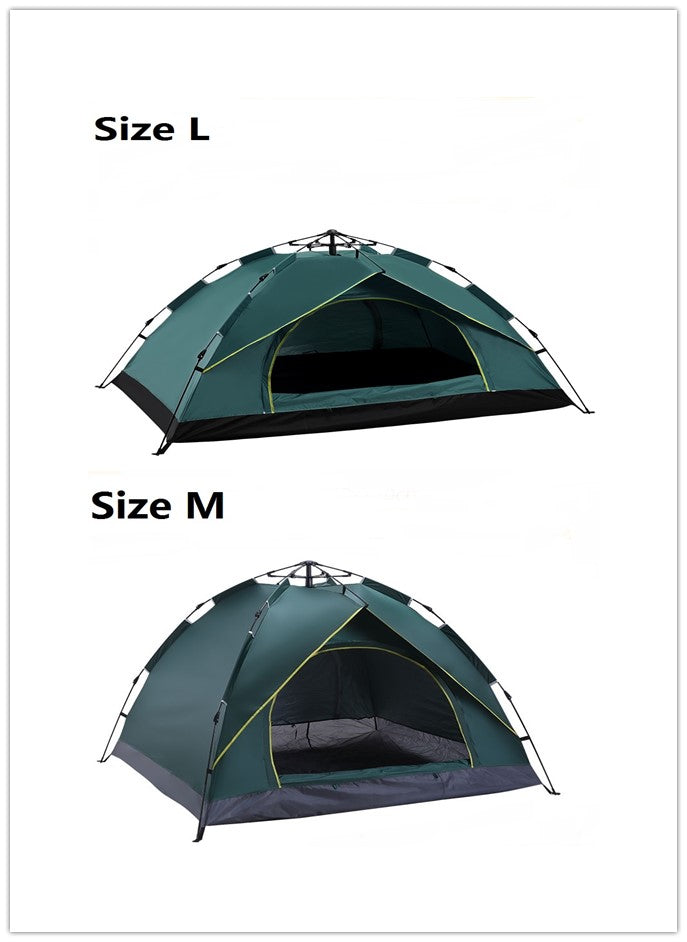 Automatic Spring Quick Open Waterproof Camping Tent