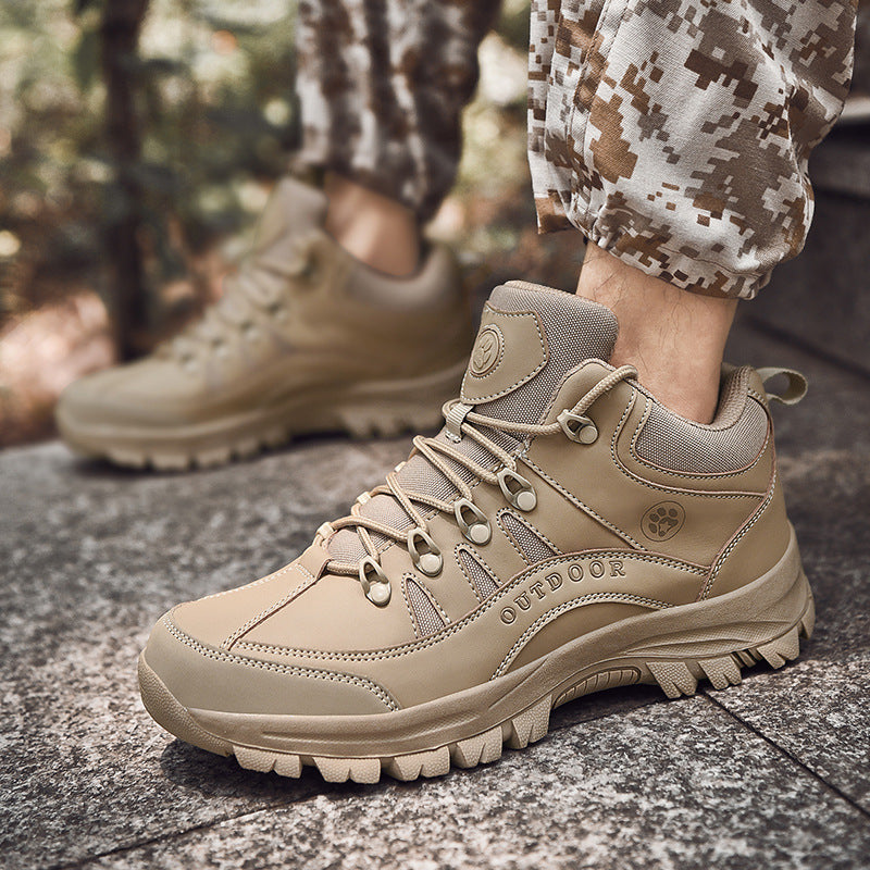 Fashion Hiking Military Boots Non Slip Wear Resistant Outdoor Shoes