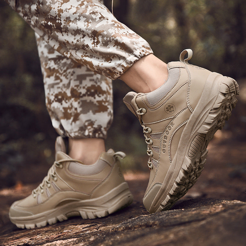 Fashion Hiking Military Boots Non Slip Wear Resistant Outdoor Shoes