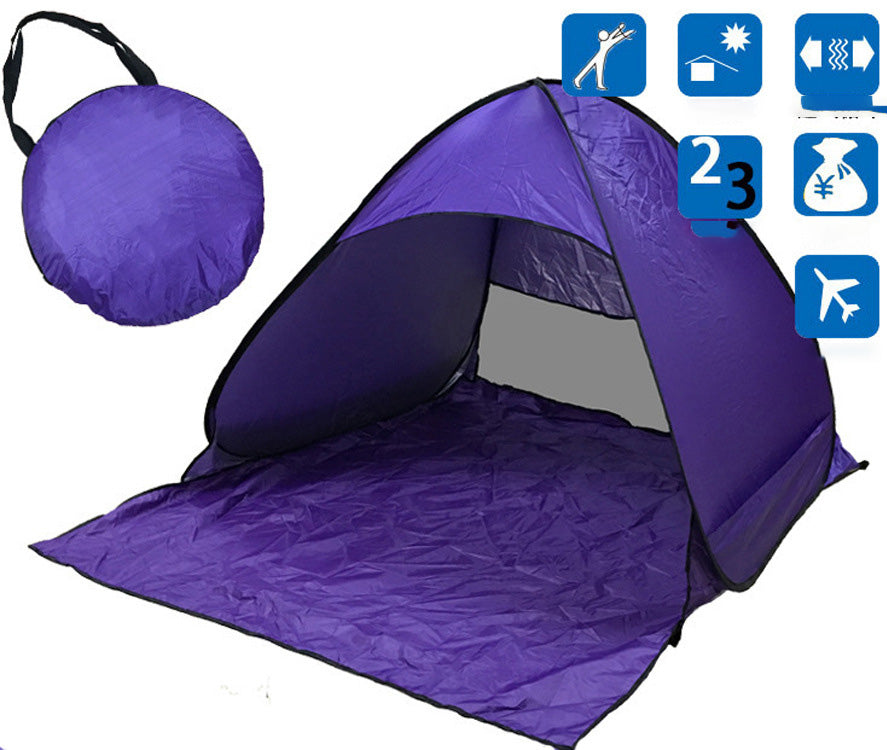 Quick Setup Outdoor Beach Camping Sunshade Tent