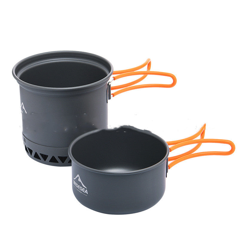 Widesea Camping Cookware Set Outdoor Travel Pot Utensils