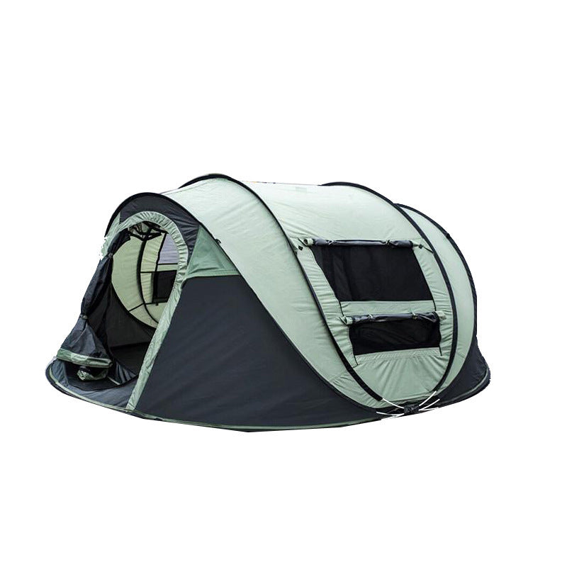 Automatic Rainproof Camping Tent 3-4 Person Thickened Outdoor Shelter