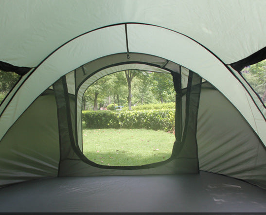 Automatic Rainproof Camping Tent 3-4 Person Thickened Outdoor Shelter