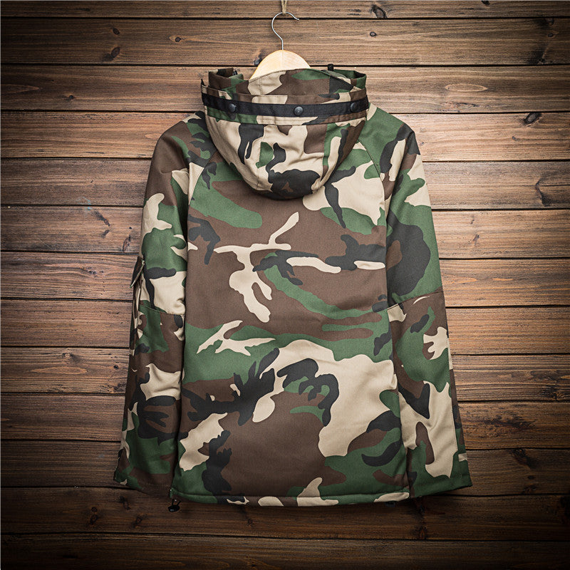 Men Winter Camouflage Cotton Jacket