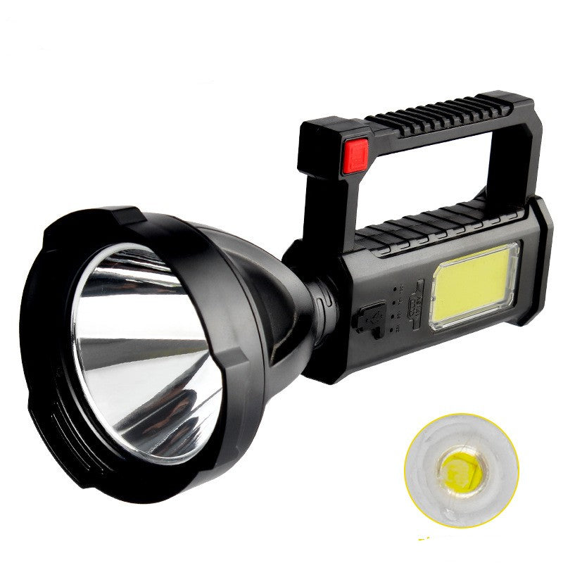High Power Portable Fishing Flashlight Strong Light Camping Bracket