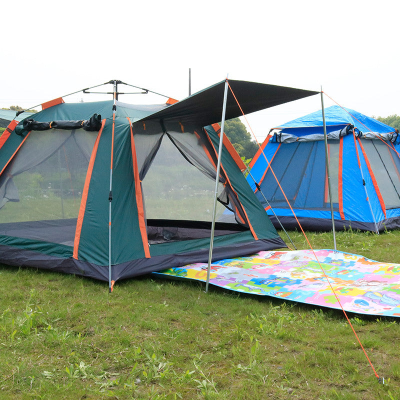 Automatic Pop Up Camping Tent Rainproof Multi Person Beach Tent