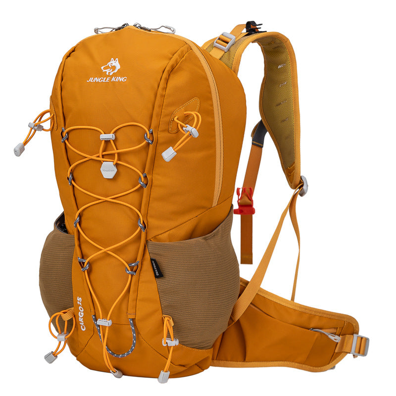 Foldable Zippered High Capacity Hiking Backpack