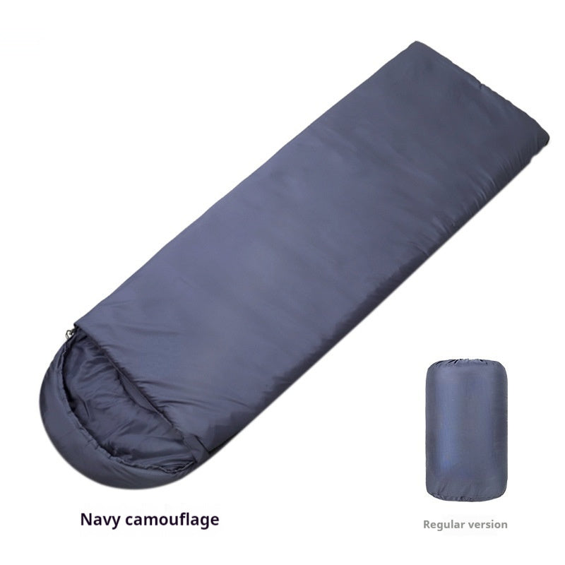 Envelope Winter Cotton Sleeping Bag Warm Camping Travel Outdoor