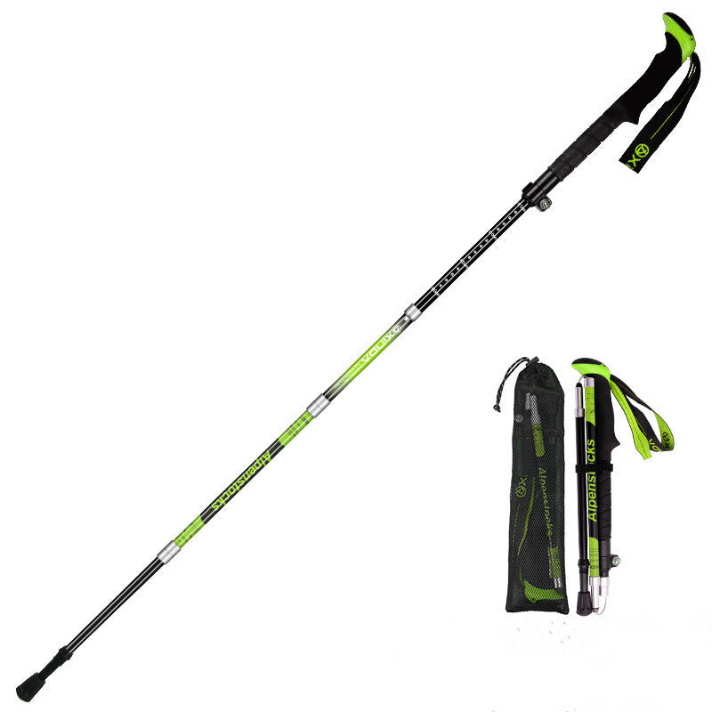 Adjustable Ultralight Carbon Fiber Trekking Poles Hiking Outdoor