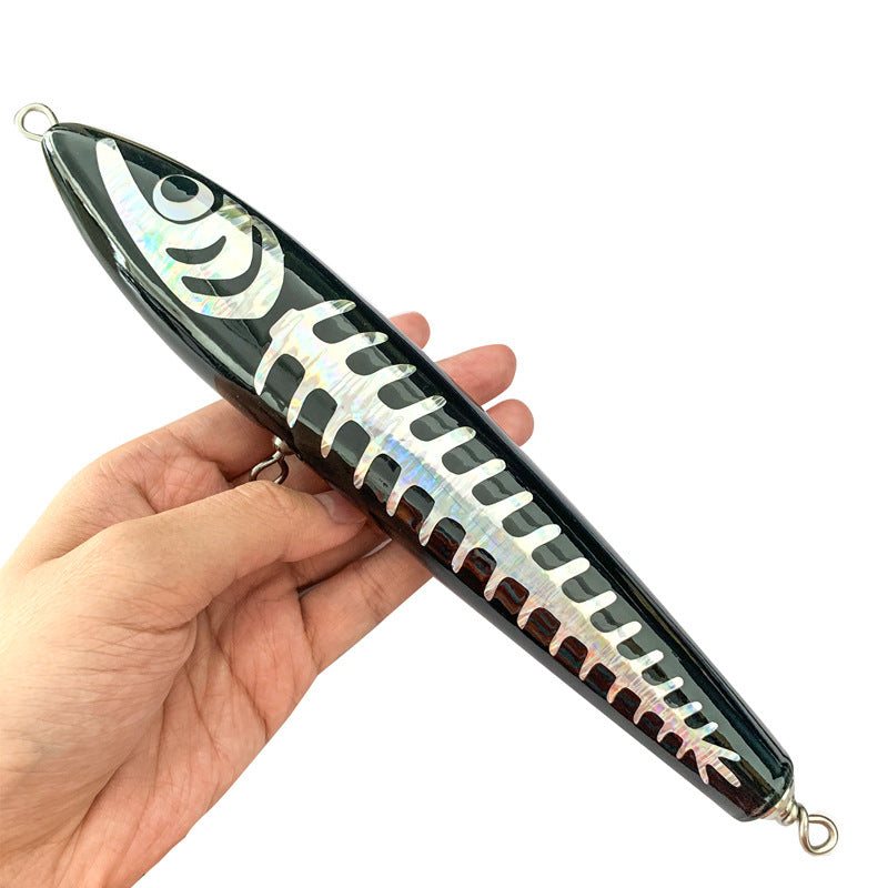 Handmade Wooden Fishing Lure 80g 90g Sea Boat Pencil Bait