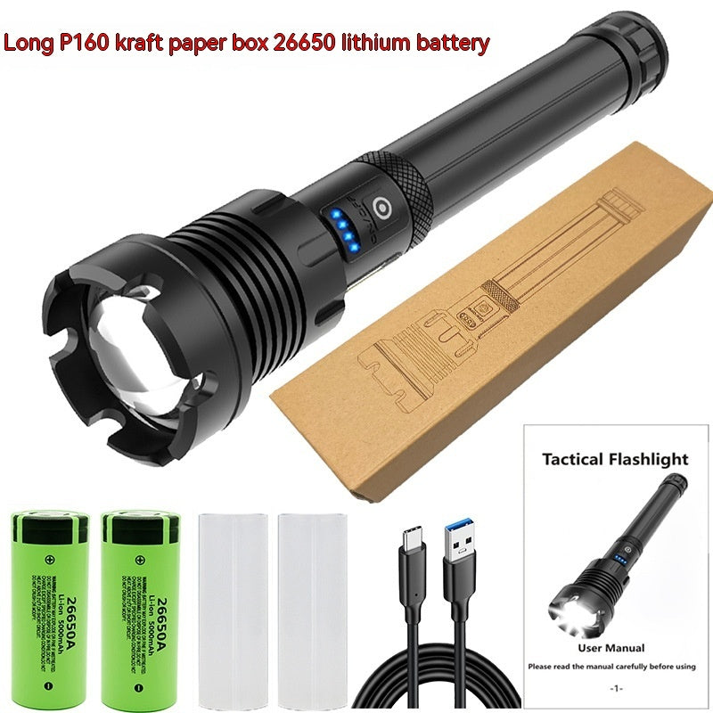 Rechargeable High Brightness Camping Emergency Flashlight