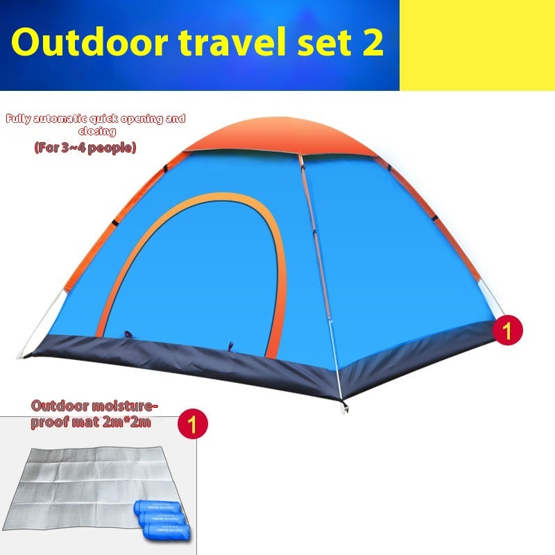 Automatic Double Door Multi Person Camping Tent
