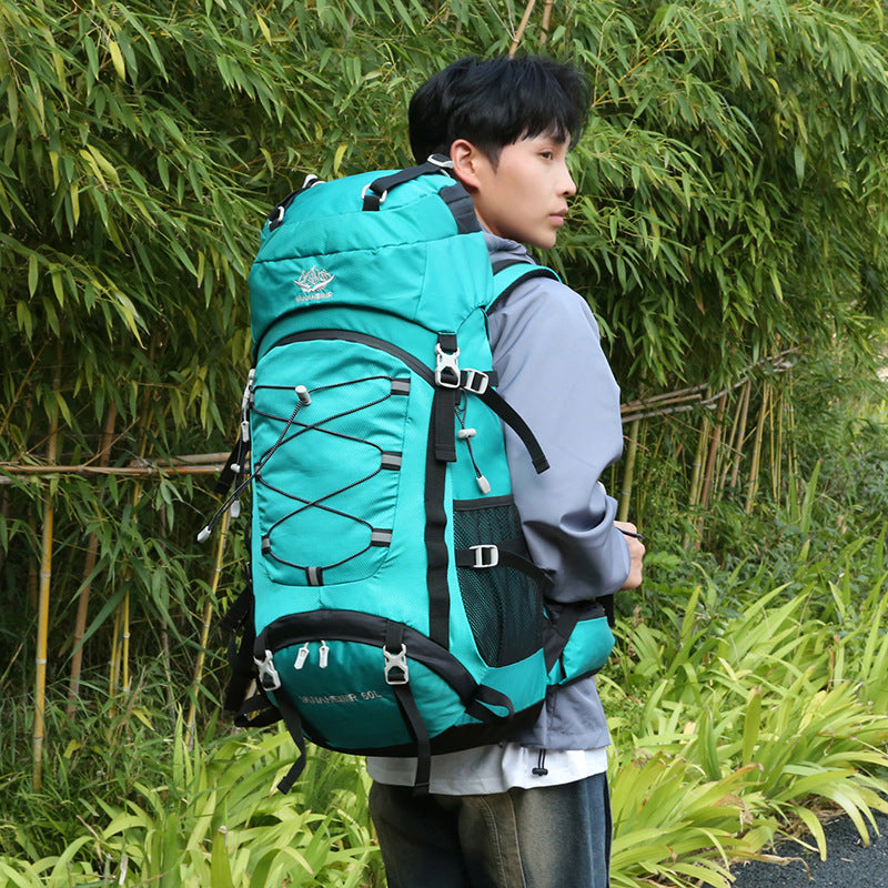 60L Large Capacity Hiking Backpack Outdoor Camping Travel Bag