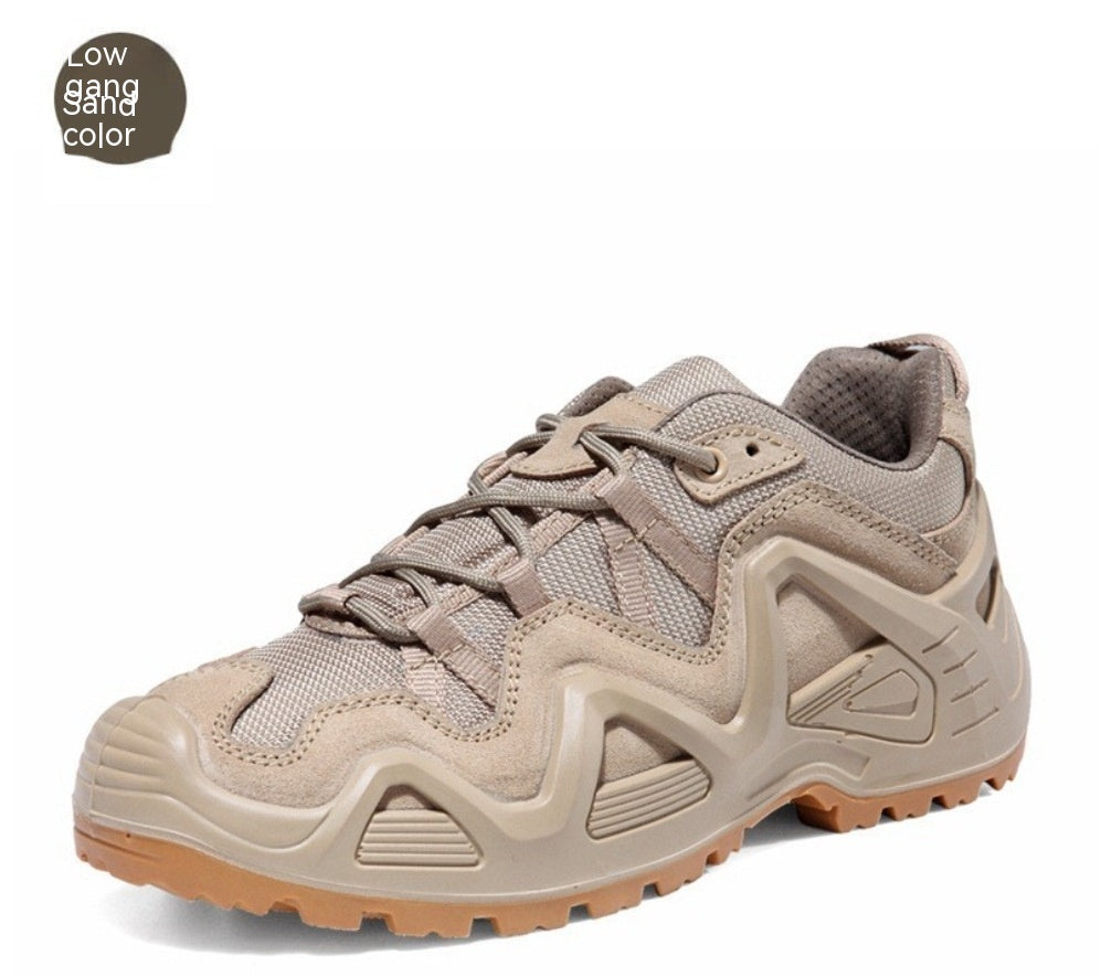 Mid Top Military Combat Hiking Boots Outdoor Training Shoes