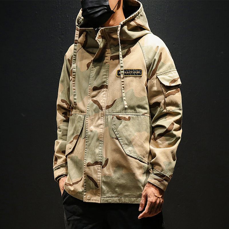 Camouflage Utility Tooling Jacket