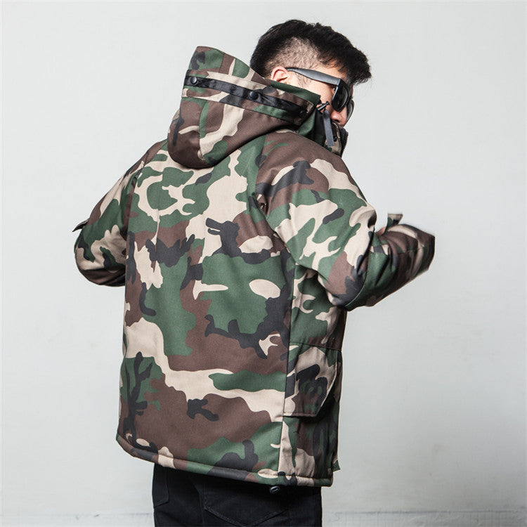 Men Winter Camouflage Cotton Jacket