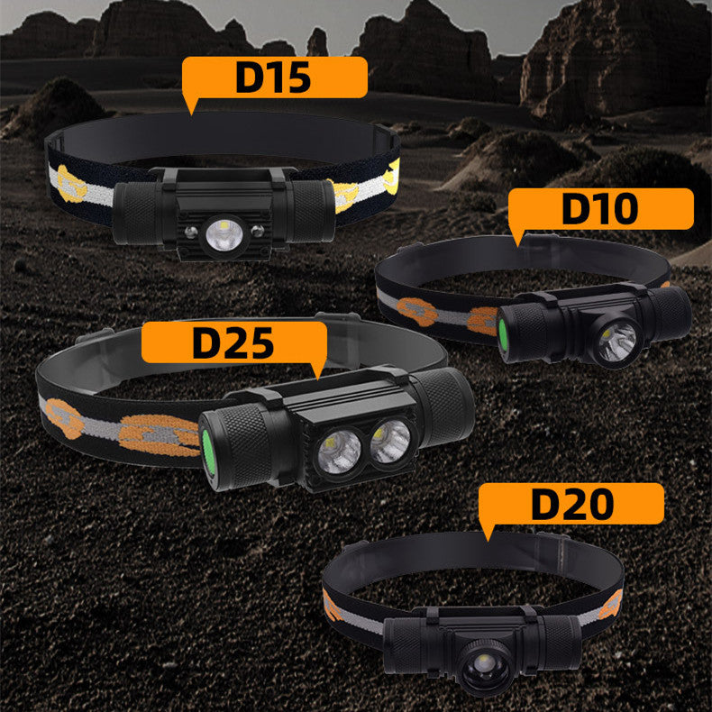 Waterproof LED Headlamp Outdoor Camping Fishing Focus Light