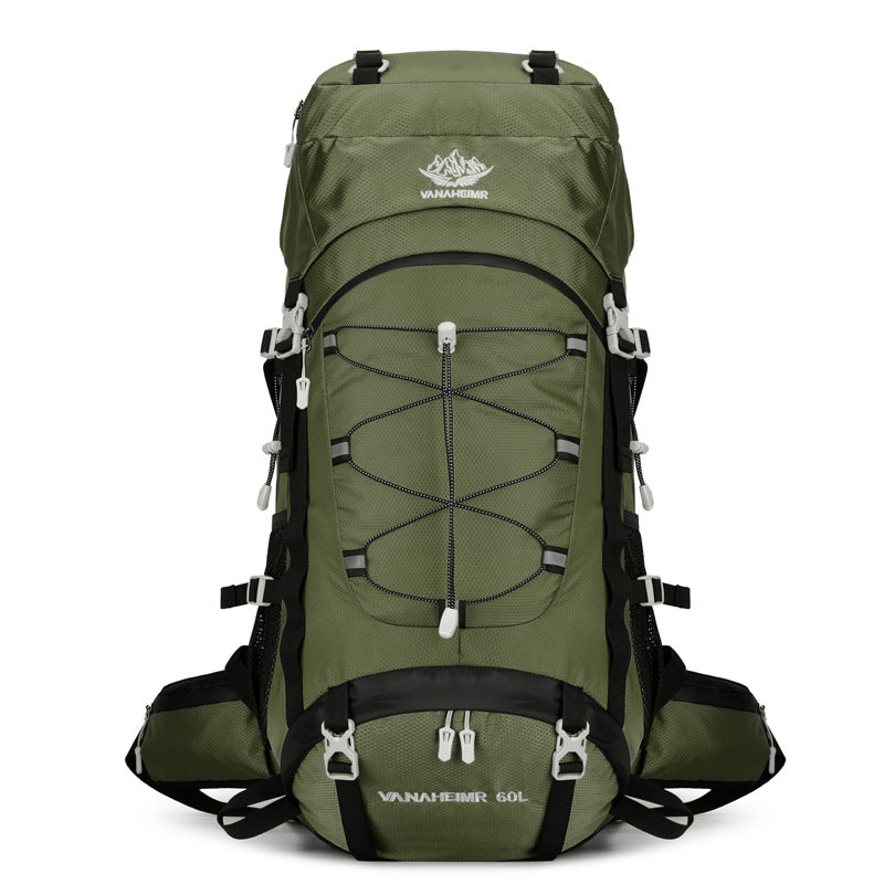 60L Large Capacity Hiking Backpack Outdoor Camping Travel Bag