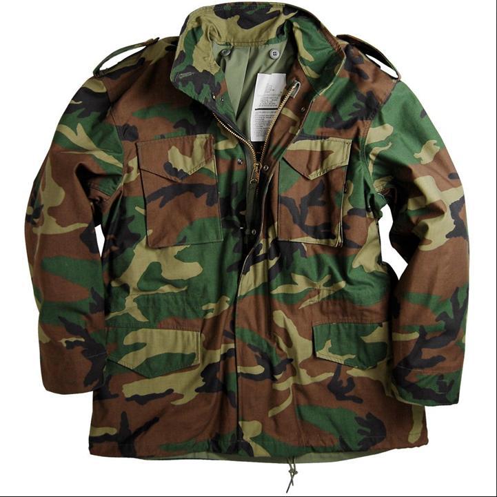Camouflage Tactical Trench Coat Windbreaker Jacket