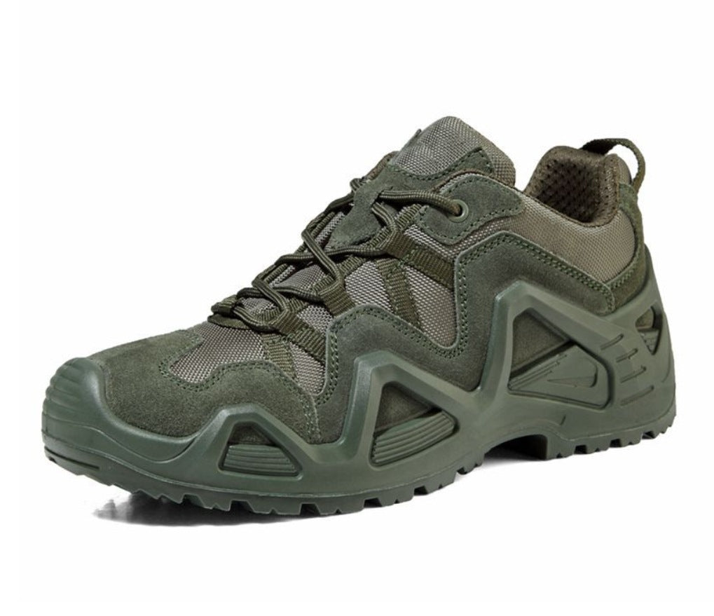Mid Top Military Combat Hiking Boots Outdoor Training Shoes