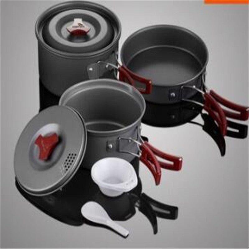 Camping Cookware Set Picnic Pot Set Outdoor Cooking Gear