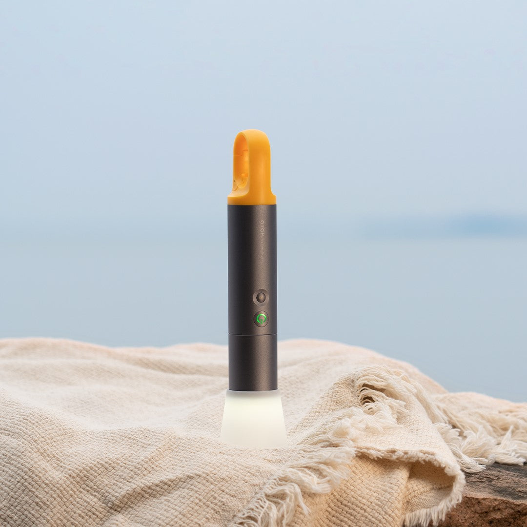 Bright Lumen Stepless Zoom Flashlight Outdoor Camping Battery Life