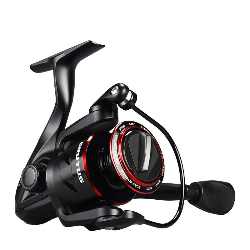 Lure Fishing Spinning Reel Telescopic Rod All Metal Reel