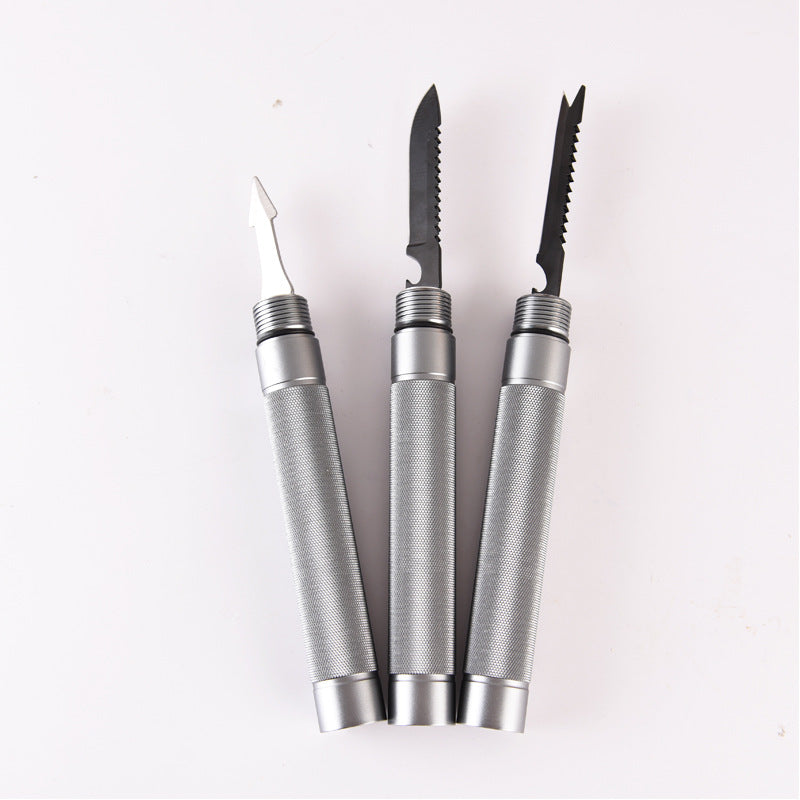Outdoor Folding Survival Walking Stick Trekking Pole