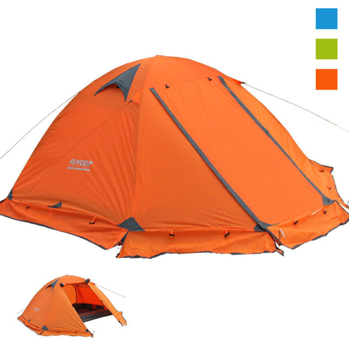 Double Aluminum Pole Anti-Storm Camping Tent