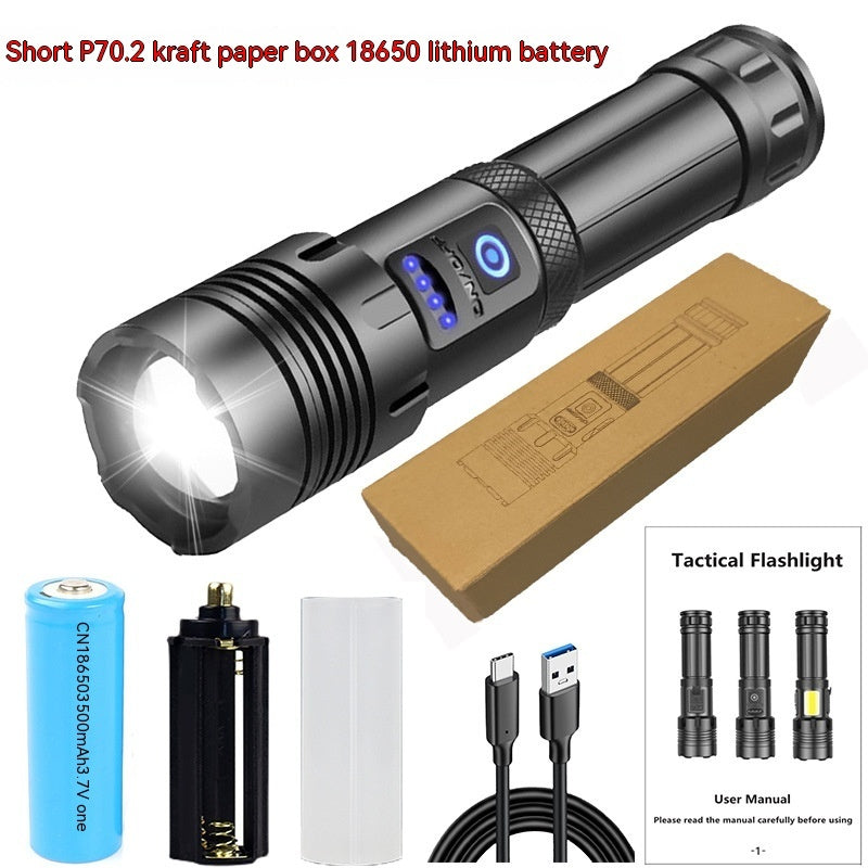 Rechargeable High Brightness Camping Emergency Flashlight