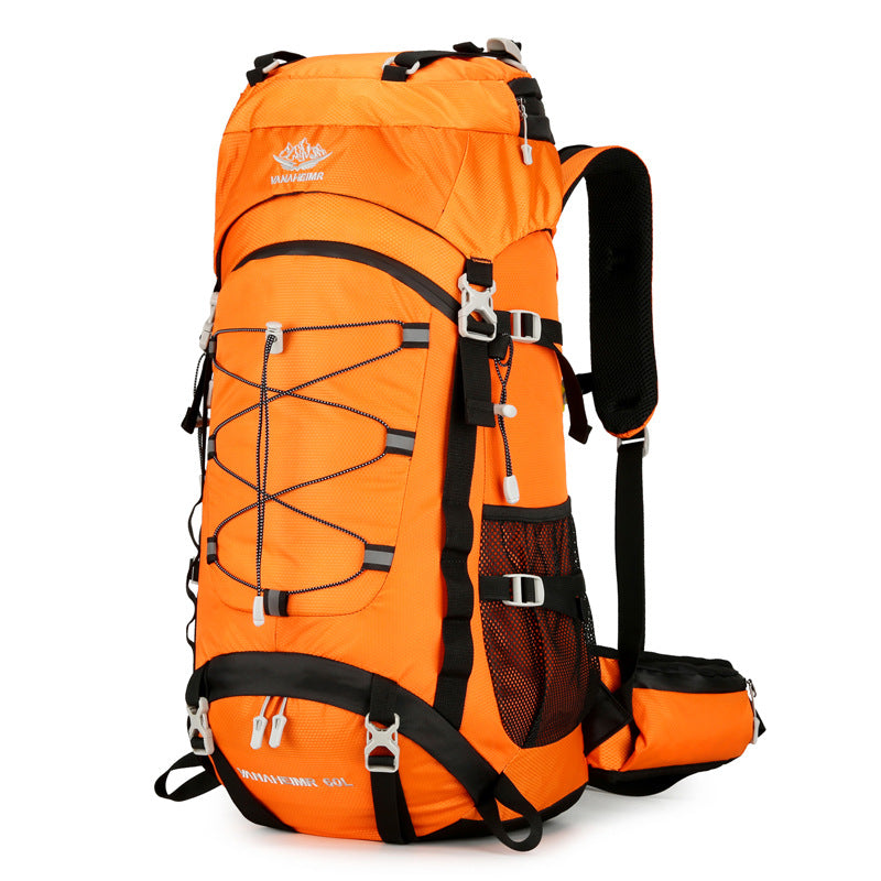 60L Large Capacity Hiking Backpack Outdoor Camping Travel Bag