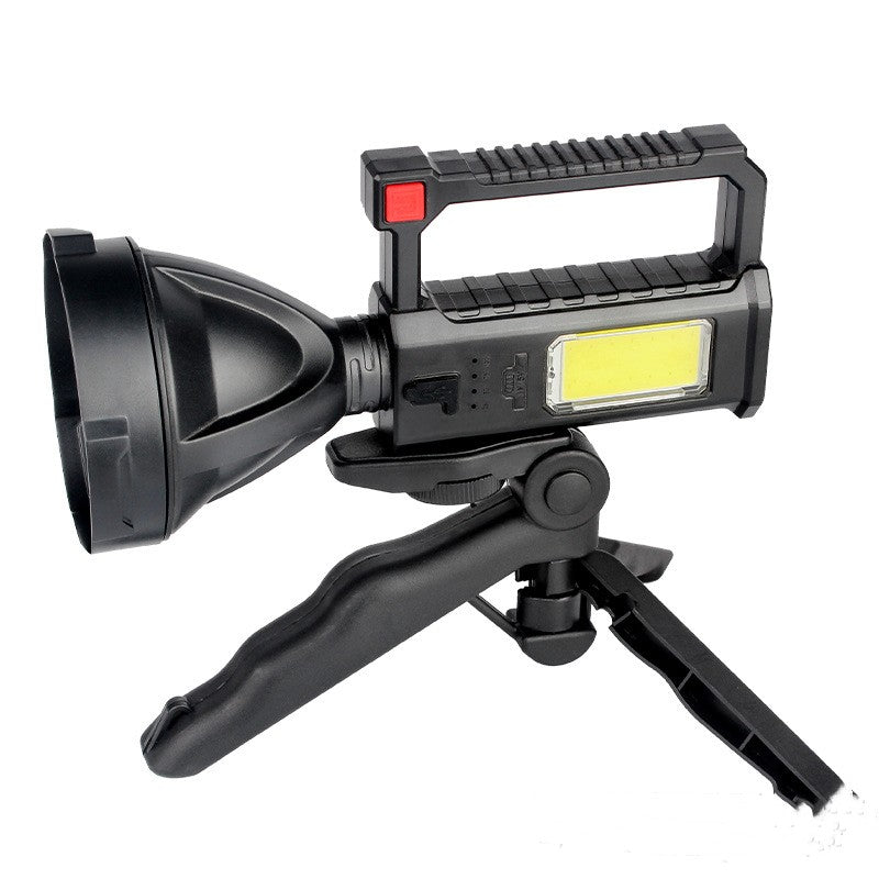 High Power Portable Fishing Flashlight Strong Light Camping Bracket