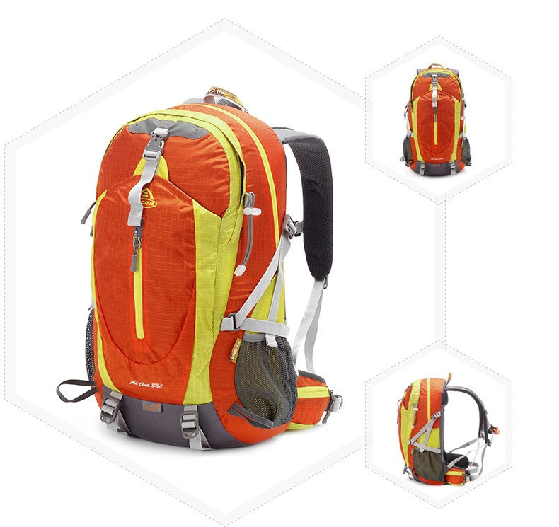 Nylon Hiking Travel Mountaineering Backpack