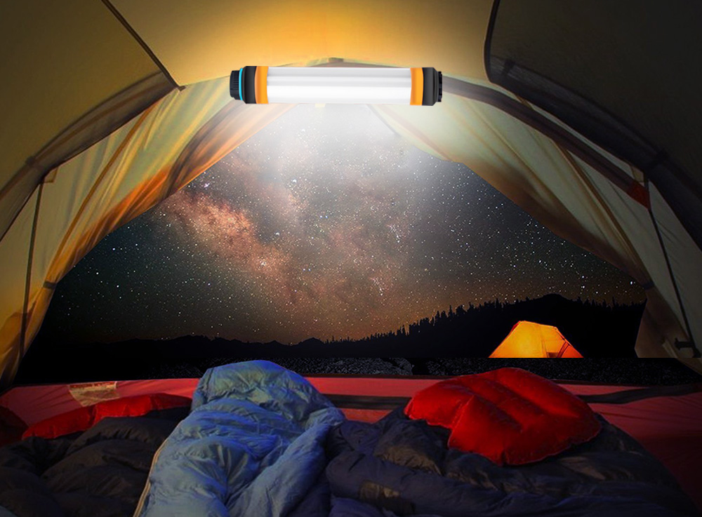 Outdoor Camping Flashlight Portable Handheld LED Torch Light