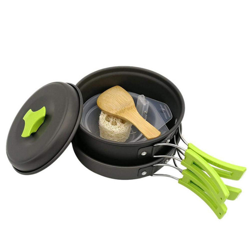 1-2 Person Camping Cookware Set Outdoor Cooking Kit
