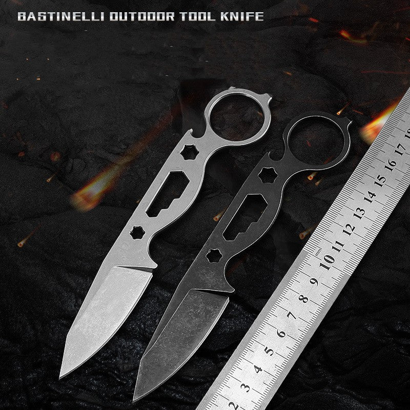 Wilderness Survival Pocket Knife Hunting Outdoor Straight Knife