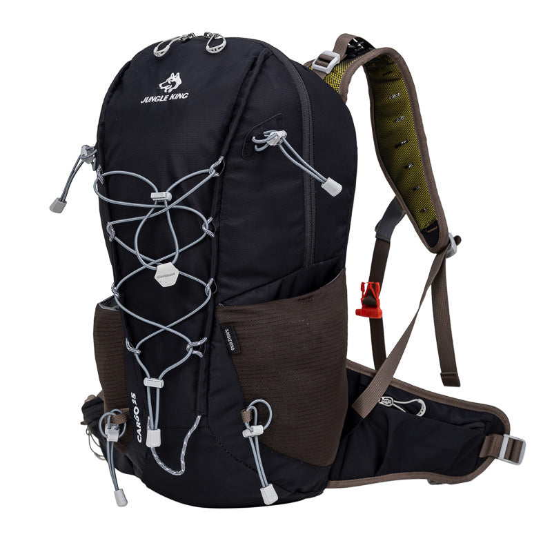 Foldable Zippered High Capacity Hiking Backpack